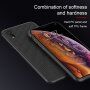 Nillkin кейс с текстура на найлонови влакна за iPhone XR - черен