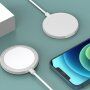 Защитен кейс за безжично зарядно Apple MagSafe - бял