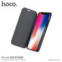 HOCO флип калъф за Apple iPhone XS / iPhone X - черно