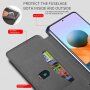Флип защитен калъф с мотив на водни бои за iPhone 13 - червено