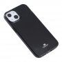 Goospery лъскав кейс от мека пластмаса за iPhone 13 mini - черен