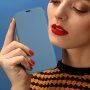Калъф тип портмоне от силикон и PU кожа за iPhone 13 - черно