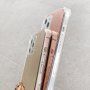 Кейс с огледална повърхност за iPhone 13 mini - розово златен