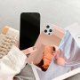 Кейс с огледална повърхност за iPhone 13 mini - розово златен