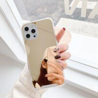 Кейс с огледална повърхност за iPhone 13 Pro Max - златен