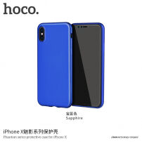 HOCO тънък защитен кейс за Apple iPhone XS / iPhone X - син