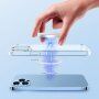 Лъскав прозрачен кейс с MagSafe за iPhone 13 Pro Max - черен