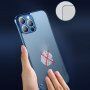 Защитен матов прозрачен кейс за iPhone 11 - зелен