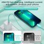 JOYROOM кабел с оплетка за зареждане и пренос на данни PD 20W USB-C / Lightning за iPhone / iPad / iPod / AirPods - 1 m - розов