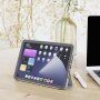 Матов калъф със стойка за iPad mini 6 / mini 7 - сиво