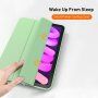 Матов калъф със стойка за iPad mini 6 / mini 7 - сиво