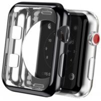 Предпазен калъф Dux Ducis от мека пластмаса за Apple Watch 42mm - черен