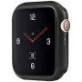 Uniq Glase Slim калъф от мека пластмаса за Apple Watch 40mm - матово черен