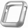 Метален защитен калъф с магнити за Apple Watch 44mm - сребърно