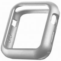 Метален защитен калъф с магнити за Apple Watch 44mm - сребърно