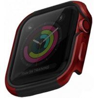 Uniq Valencia метален калъф за Apple Watch 44mm - червено