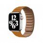 Каишка с милански дизайн за Apple Watch Ultra 49mm / 46mm / 45mm / 44mm / 42mm - цвят горчица