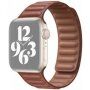 Каишка с милански дизайн за Apple Watch Ultra 49mm / 46mm / 45mm / 44mm / 42mm - кафяв