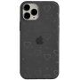 Прозрачен кейс с променливи сърчица за iPhone 13 Pro Max - черен