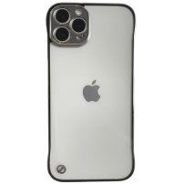 Защитен матов прозрачен кейс за iPhone 13 Pro - сребърен