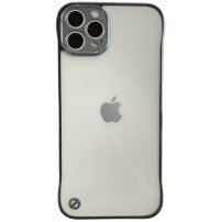 Защитен матов прозрачен кейс за iPhone 13 Pro Max - светлосин