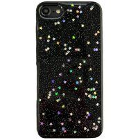 Защитен мек кейс със звездички за iPhone 6 Plus / 6S Plus - черен