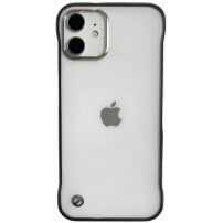 Защитен матов прозрачен кейс за iPhone 12 mini - сребърен