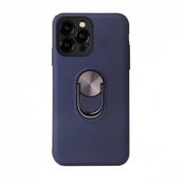 Кейс с функция на стойка и магнитна стойка за iPhone 13 Pro Max - морско син