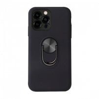 Кейс с функция на стойка и магнитна стойка за iPhone 13 Pro Max - черен