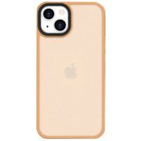 Защитен матиран кейс за iPhone 13 mini - оранжев