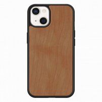 Защитен дървен кейс за iPhone 13 - череша