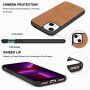 Защитен дървен кейс за iPhone 13 - череша