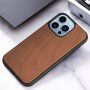 Защитен дървен кейс за iPhone 13 Pro Max - череша