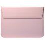 Универсален плик от изкуствена кожа със стойка за iPad до 13" / MacBook до 14" - розова