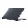 Лъскав прозрачен кейс с пайети за MacBook Pro 14" (A2442 / A2779 / A2918 / A2992 / A3112 / A3185 / A3401) - черен