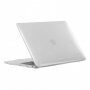 Лъскав прозрачен кейс с пайети за MacBook Pro 16" (A2485 / A2780 / A2991) - чисто