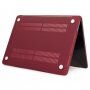Матов кейс за MacBook Pro 14" (A2442 / A2779 / A2918 / A2992 / A3112 / A3185 / A3401 / A3434) - винено червен