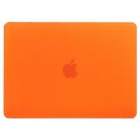 Матов прозрачен кейс за MacBook Pro 16" (A2485 / A2780 / A2991 / A3186 / A3403) - оранжев