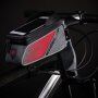 WHEEL UP водоустойчива чанта за колело с джоб за iPhone - червена