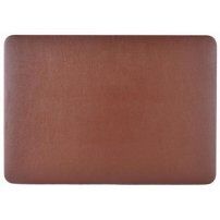 Кейс с кожена повърхност за MacBook Air 13" (A1237 / A1304 / A1369 / A1466) - кафяв