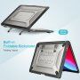Удароустойчив кейс със сгъваеми крачета за MacBook Pro 13" (A2251 / A2289 / A2338) - черен