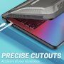 Удароустойчив кейс със сгъваеми крачета за MacBook Pro 13" (A2251 / A2289 / A2338) - черен