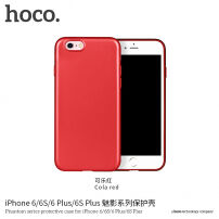 HOCO тънък защитен кейс за Apple iPhone 6 Plus / 6S Plus - червен