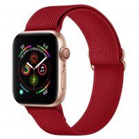 Найлонова каишка с подвижна катарама за Apple Watch 42mm / 41mm / 40mm / 38mm - пурпурен
