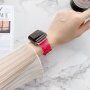 Прозрачна силиконова каишка за Apple Watch 42mm / 41mm / 40mm / 38mm - тюркоазен
