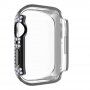 Калъф с камъчета със закалено стъкло за Apple Watch 45mm - черно