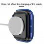 Прозрачен калъф със закалено стъкло за Apple Watch 40mm - синьо