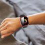 Прозрачен калъф със закалено стъкло за Apple Watch 40mm - червено