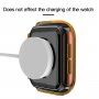 Прозрачен калъф със закалено стъкло за Apple Watch 44mm - оранжево