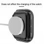 Прозрачен калъф със закалено стъкло за Apple Watch 44mm - сиво